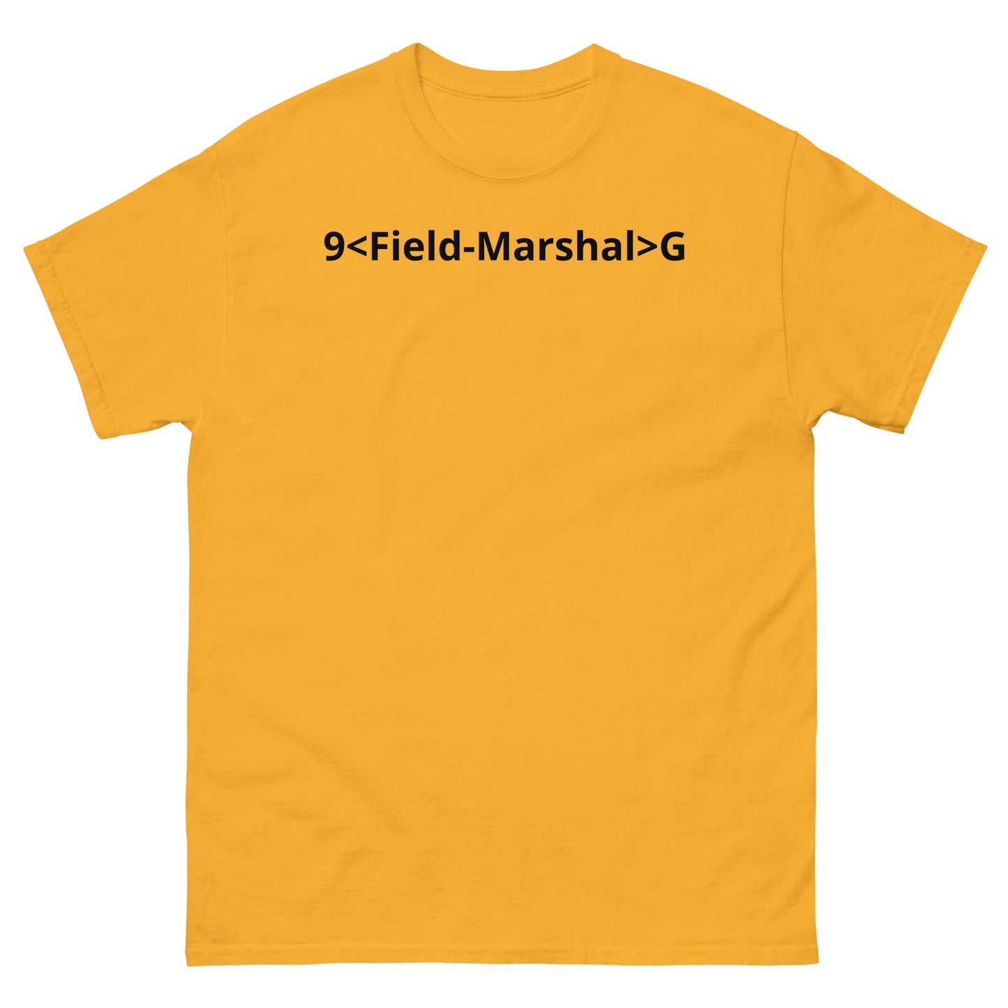 "9<Field-Marshal>G BL" Men's classic tee