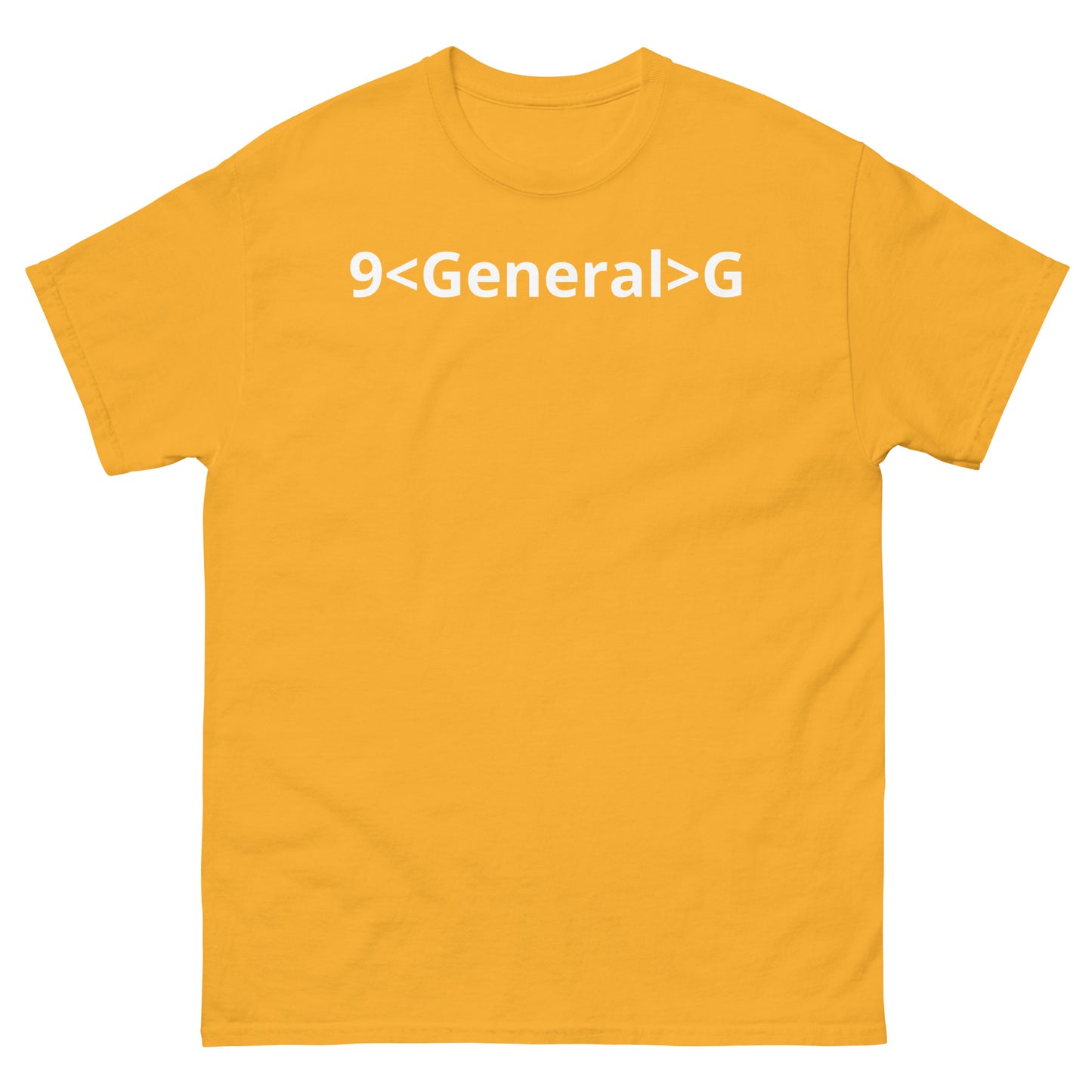 "9<General>G WL" Men's classic tee