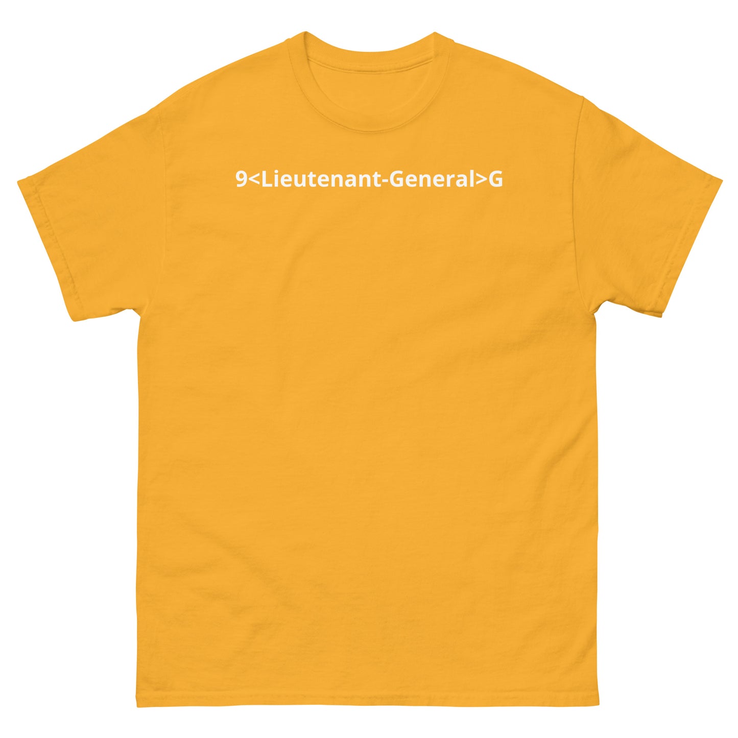 "9<Lieutenant-General>G WL" Men's classic tee