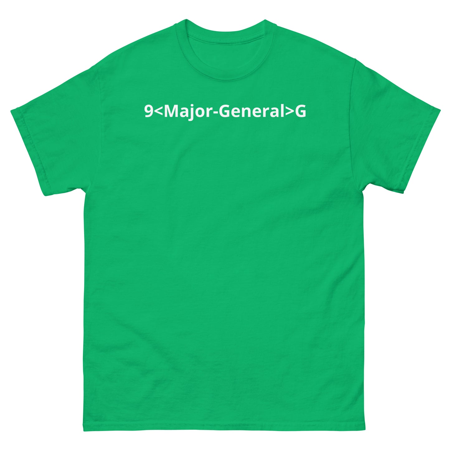 "9<Major-General>G WL" Men's classic tee