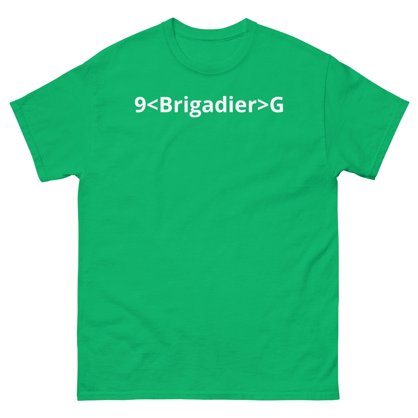 "9<Brigadier>G WL" Men's classic tee