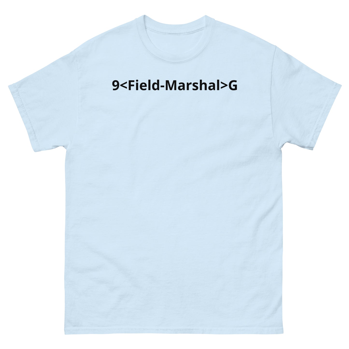 "9<Field-Marshal>G BL" Men's classic tee