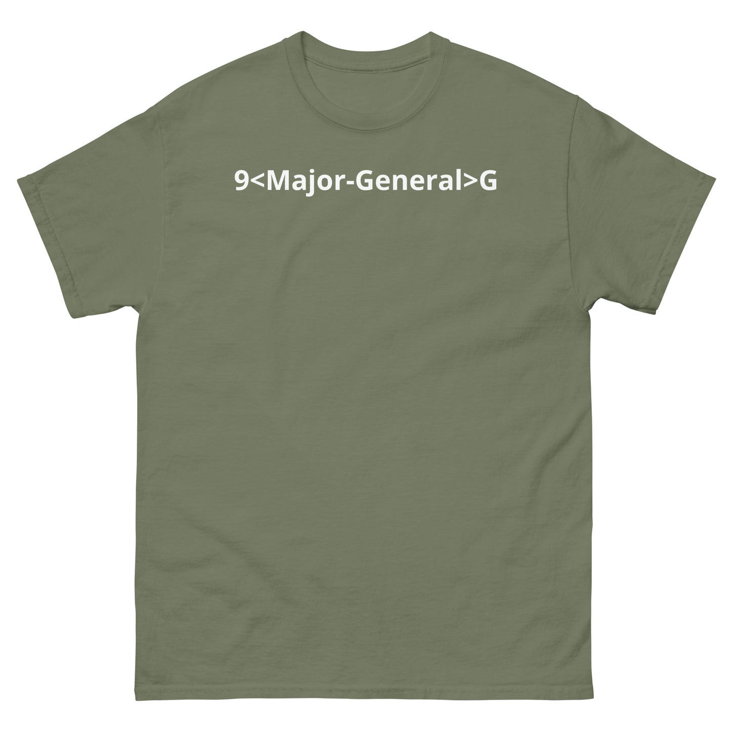 "9<Major-General>G WL" Men's classic tee