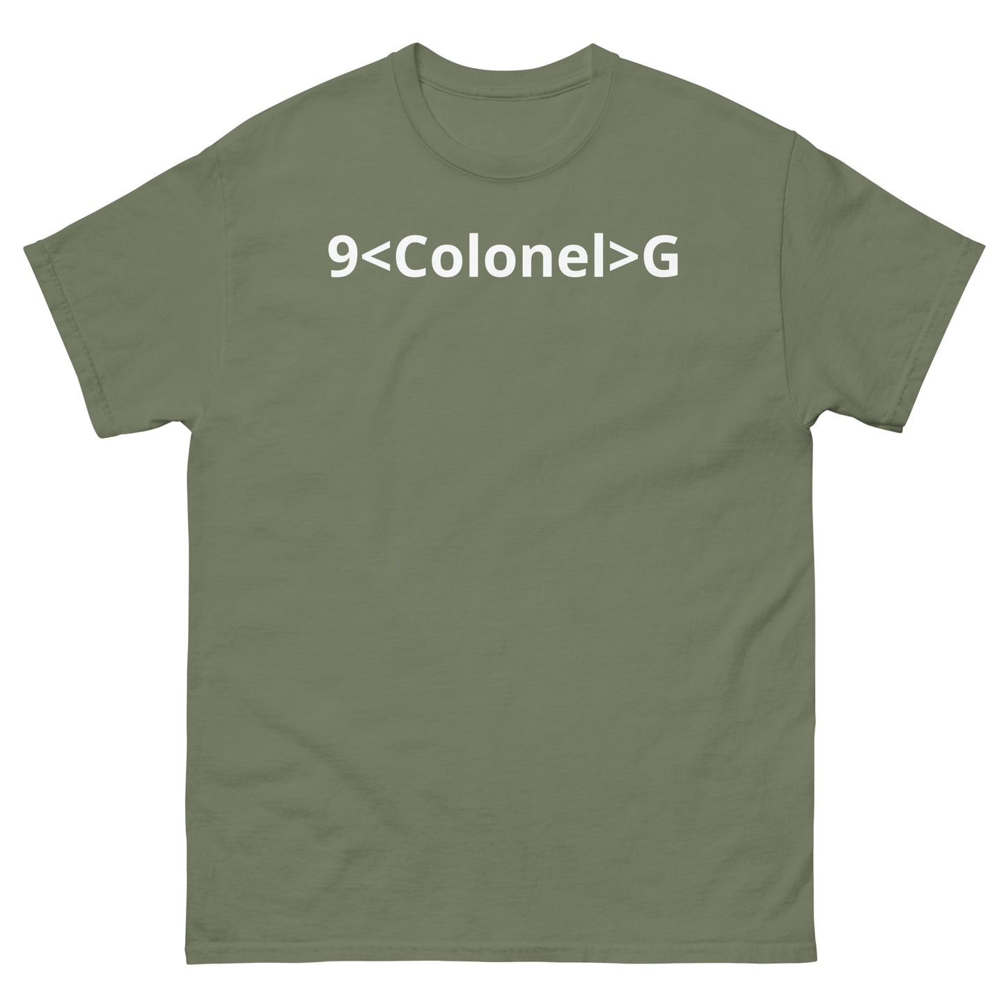 "9<Colonel>G WL" Men's classic tee