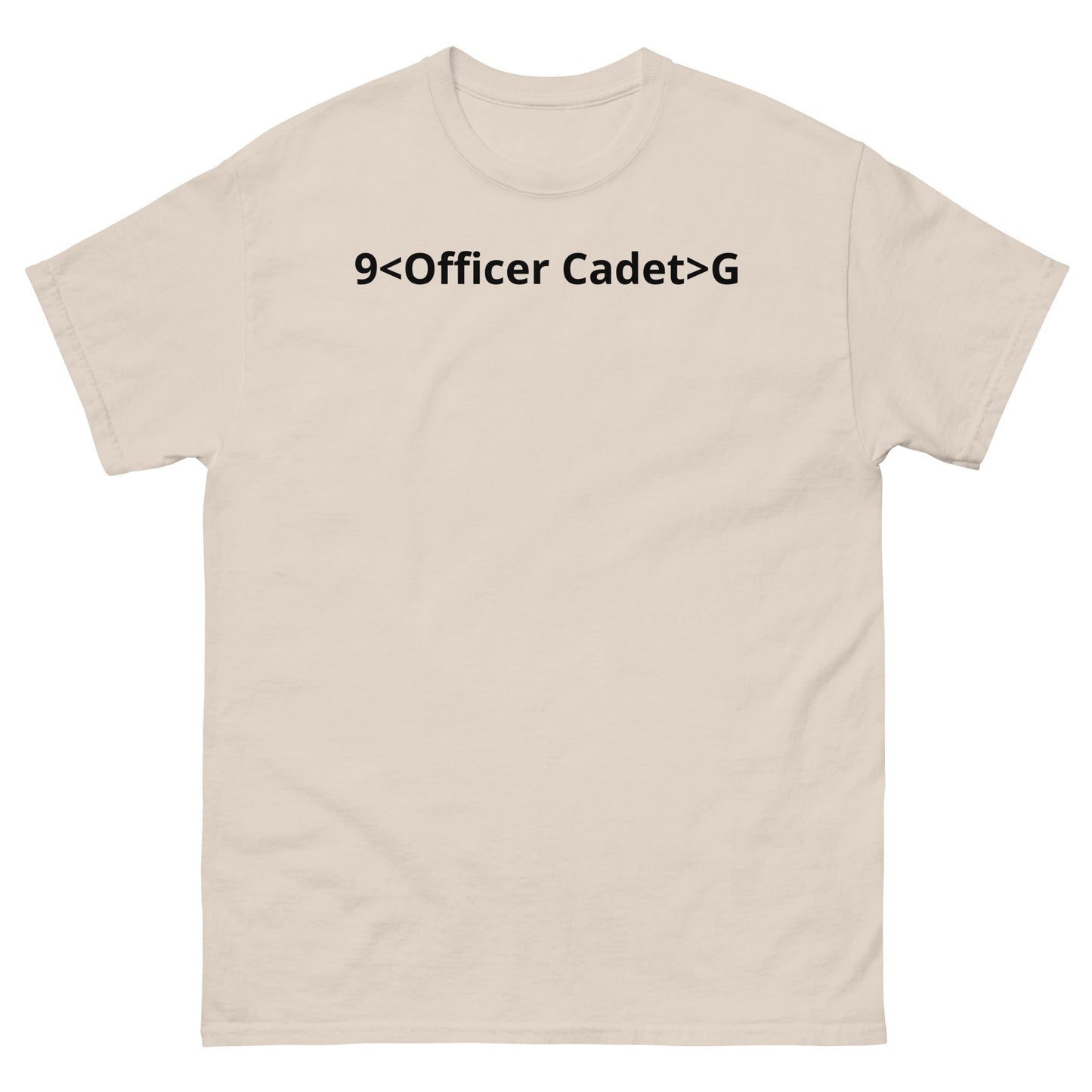 "9<Officer Cadet>G BL" Men's classic tee