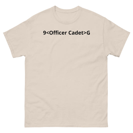 "9<Officer Cadet>G BL" Men's classic tee