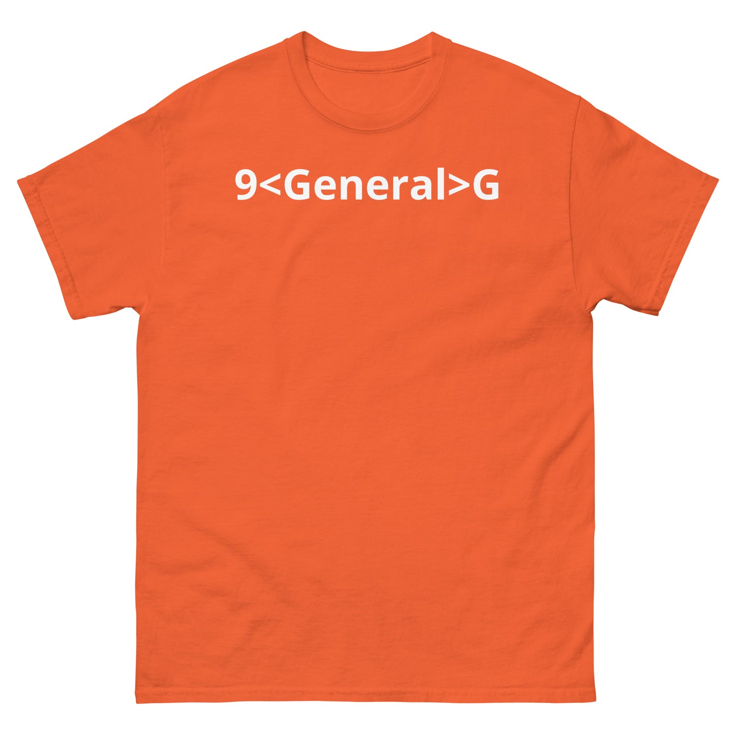 "9<General>G WL" Men's classic tee