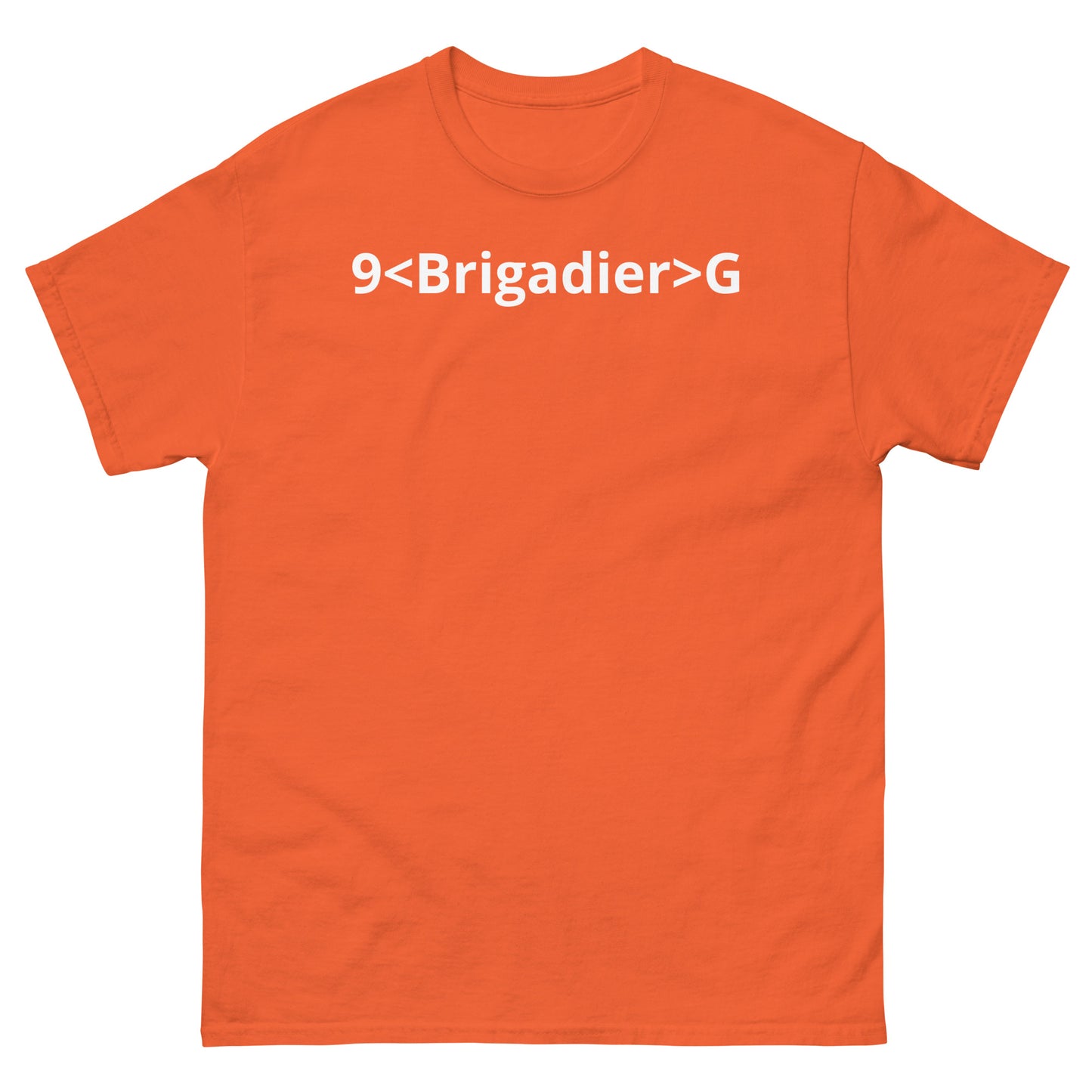 "9<Brigadier>G WL" Men's classic tee