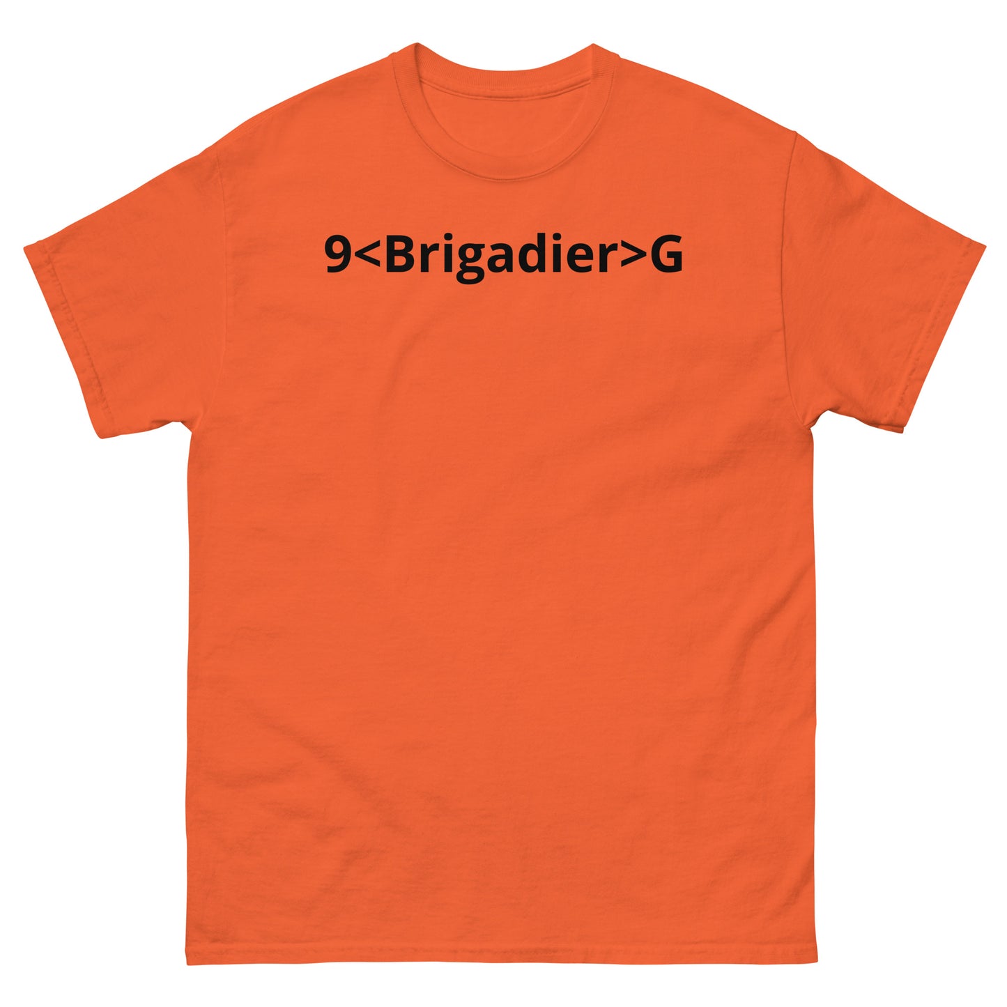 "9<Brigadier>G BL" Men's classic tee