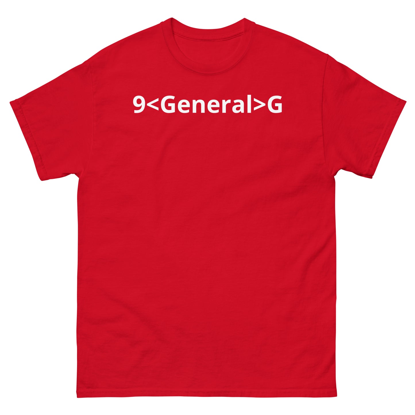 "9<General>G WL" Men's classic tee