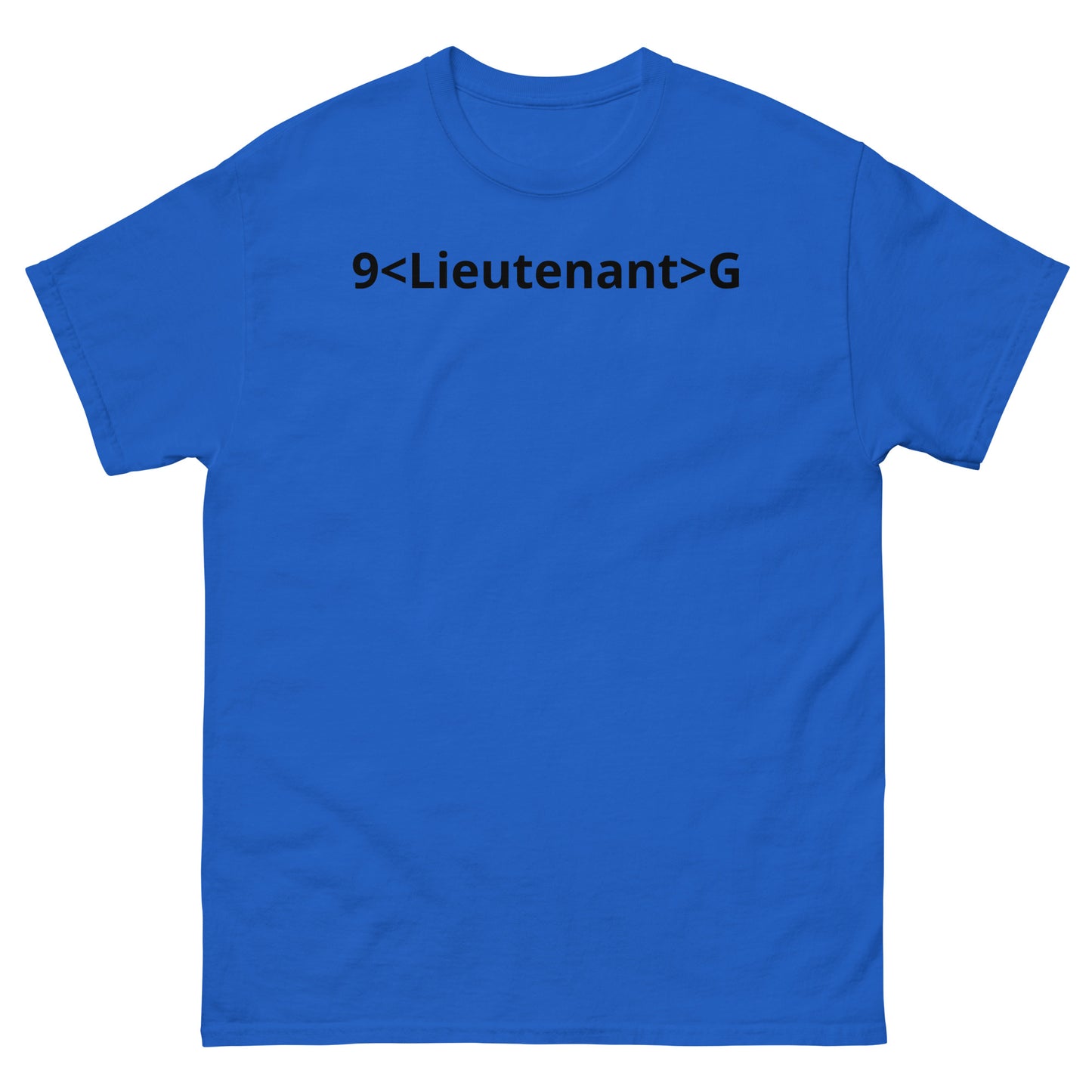 "9<Lieutenant>G BL" Men's classic tee