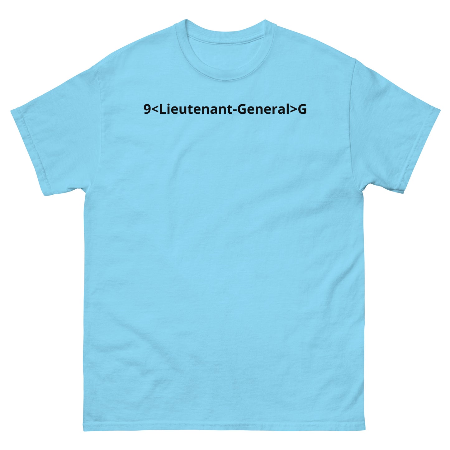 "9<Lieutenant-General>G BL" Men's classic tee