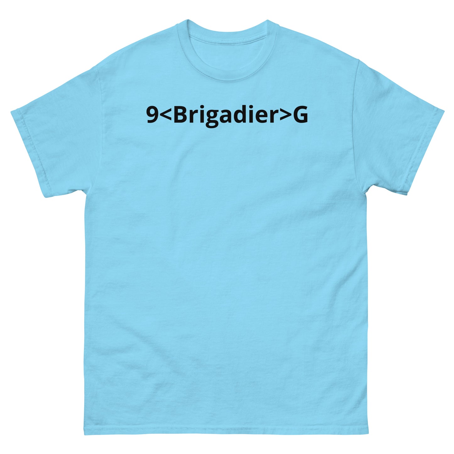 "9<Brigadier>G BL" Men's classic tee