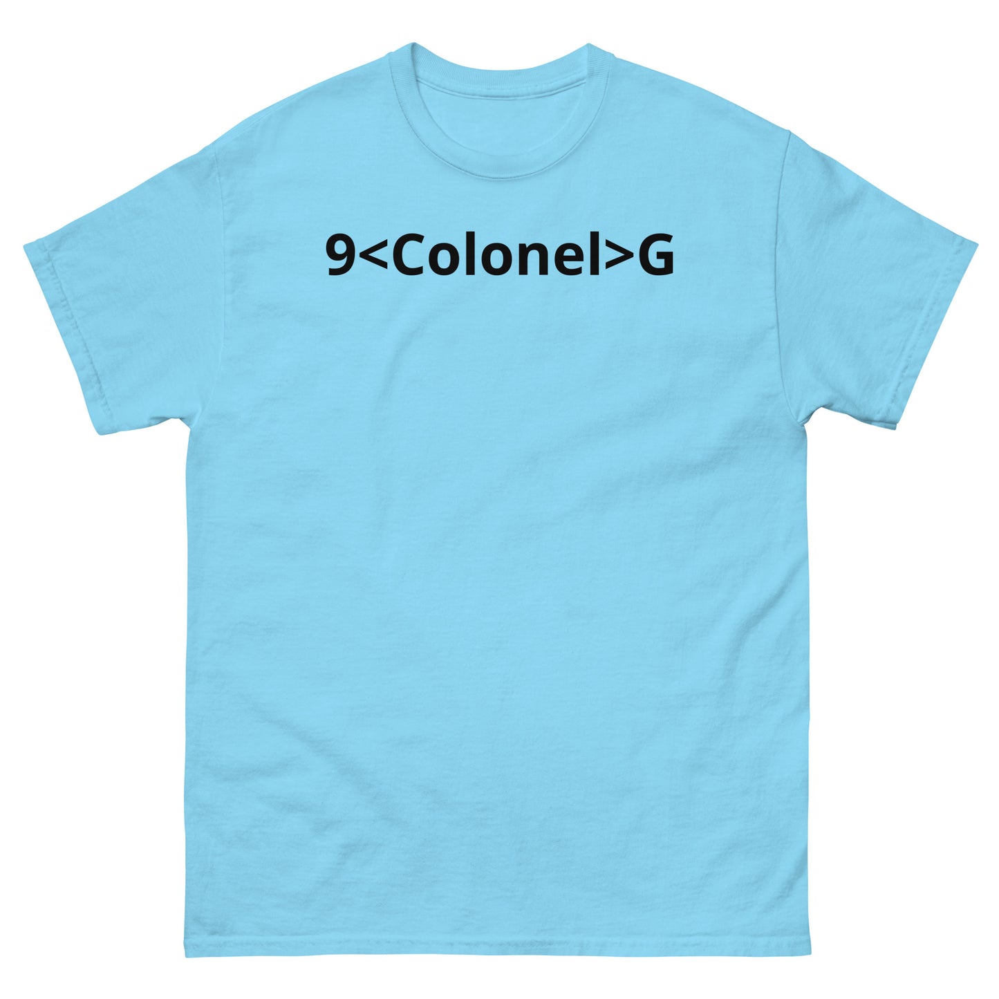 "9<Colonel>G BL" Men's classic tee