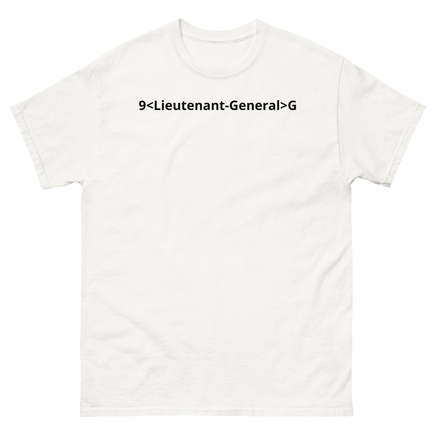 "9<Lieutenant-General>G BL" Men's classic tee