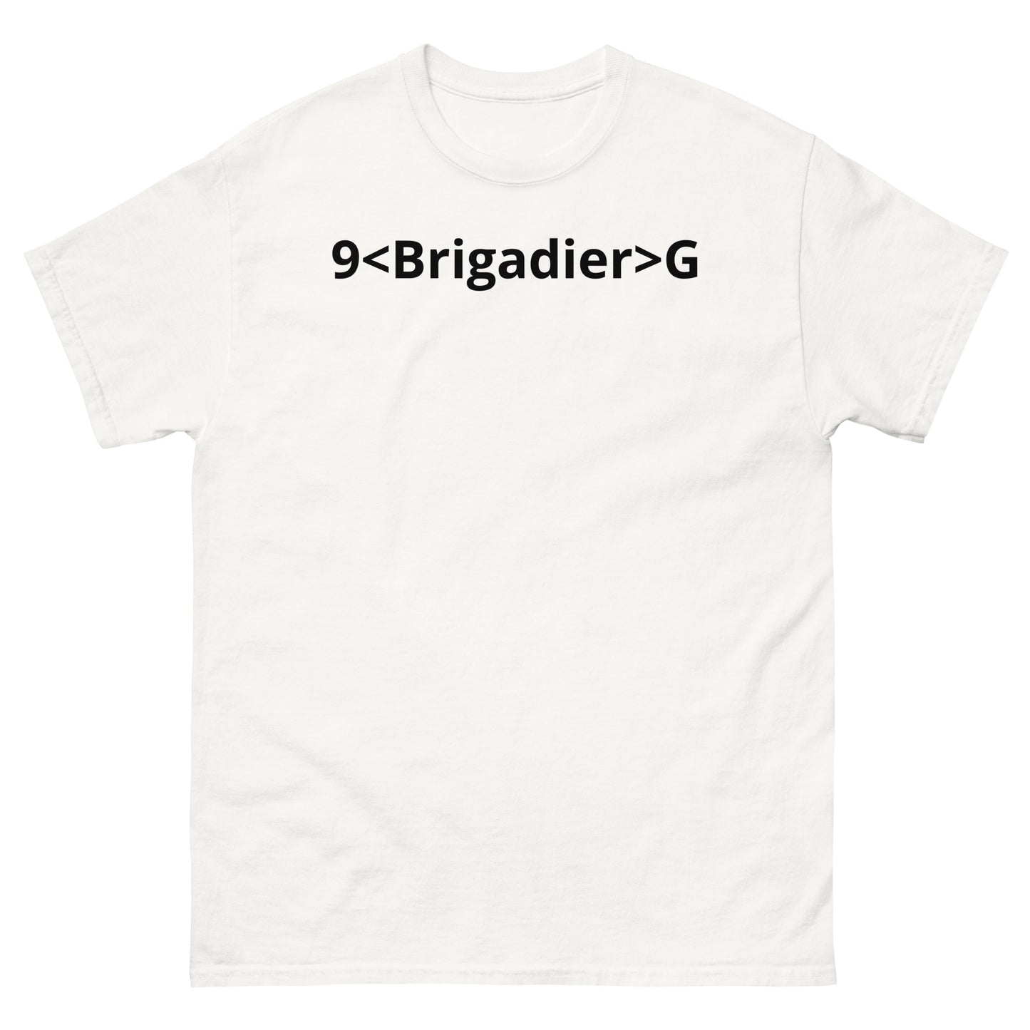 "9<Brigadier>G BL" Men's classic tee