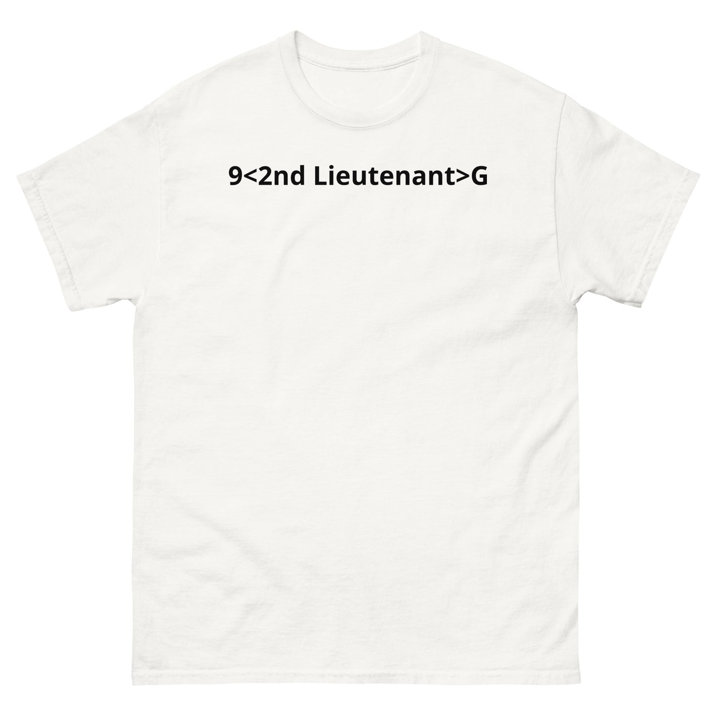 "9<2nd Lieutenant>G BL" Men's classic tee